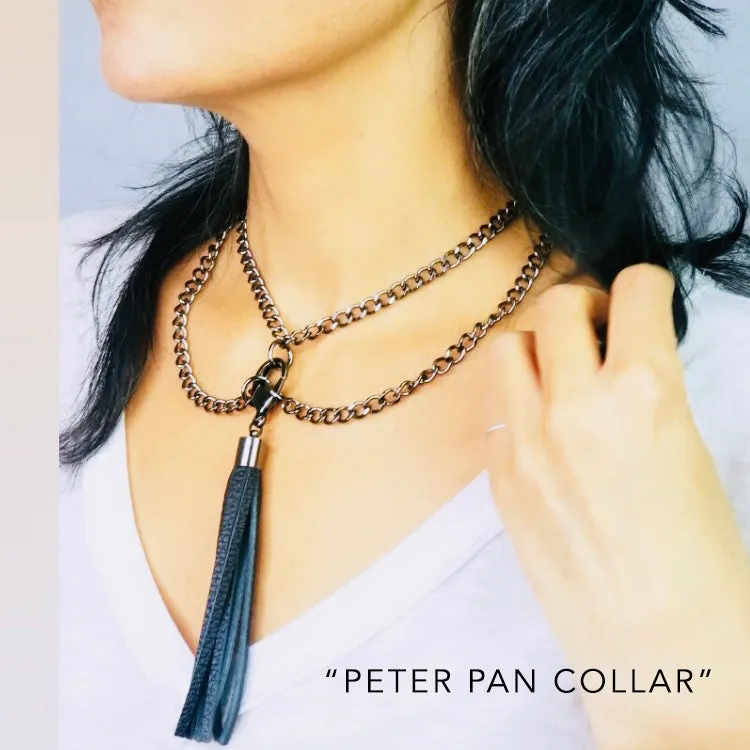 3-in-1 Tassel Necklace © Gunmetal