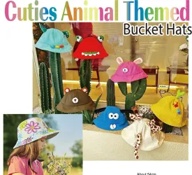Animal Themed Bucket Hats