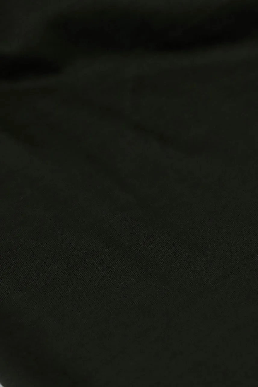 Dark Olive Kerry 100% Superwash Wool Jersey Knit | By The Half Yard