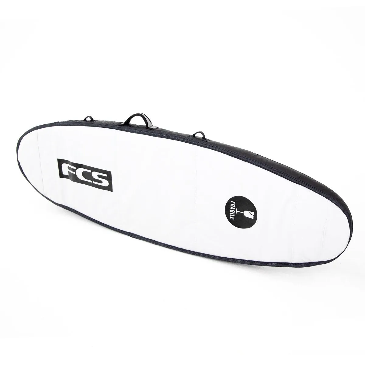 FCS board bag - Travel 2 Hybrid/Funboard bag Black-Grey