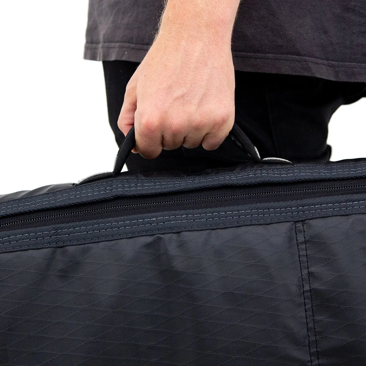 FCS board bag - Travel 2 Hybrid/Funboard bag Black-Grey