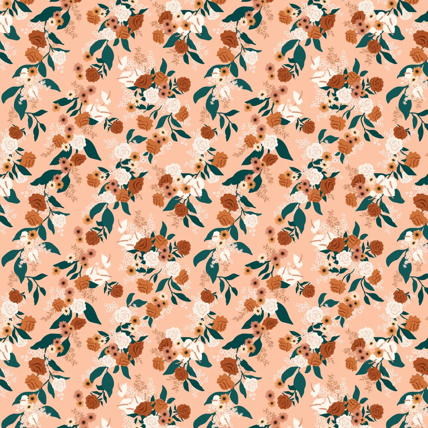 Fox & Fallow Organic Muslin Wrap - Apricot Garden