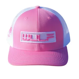 Pink & White Logo Snapback