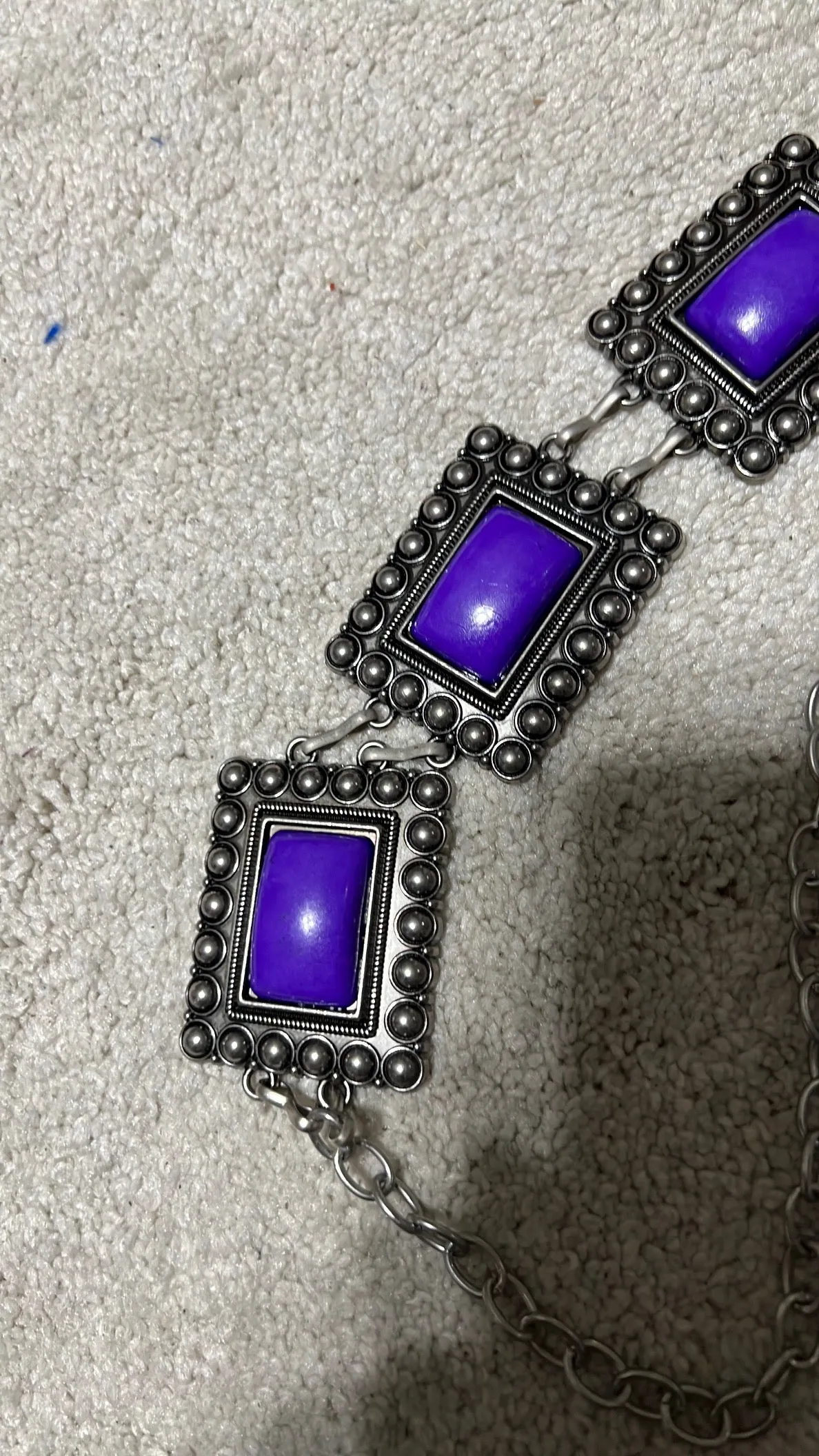 Purple Concho Belts