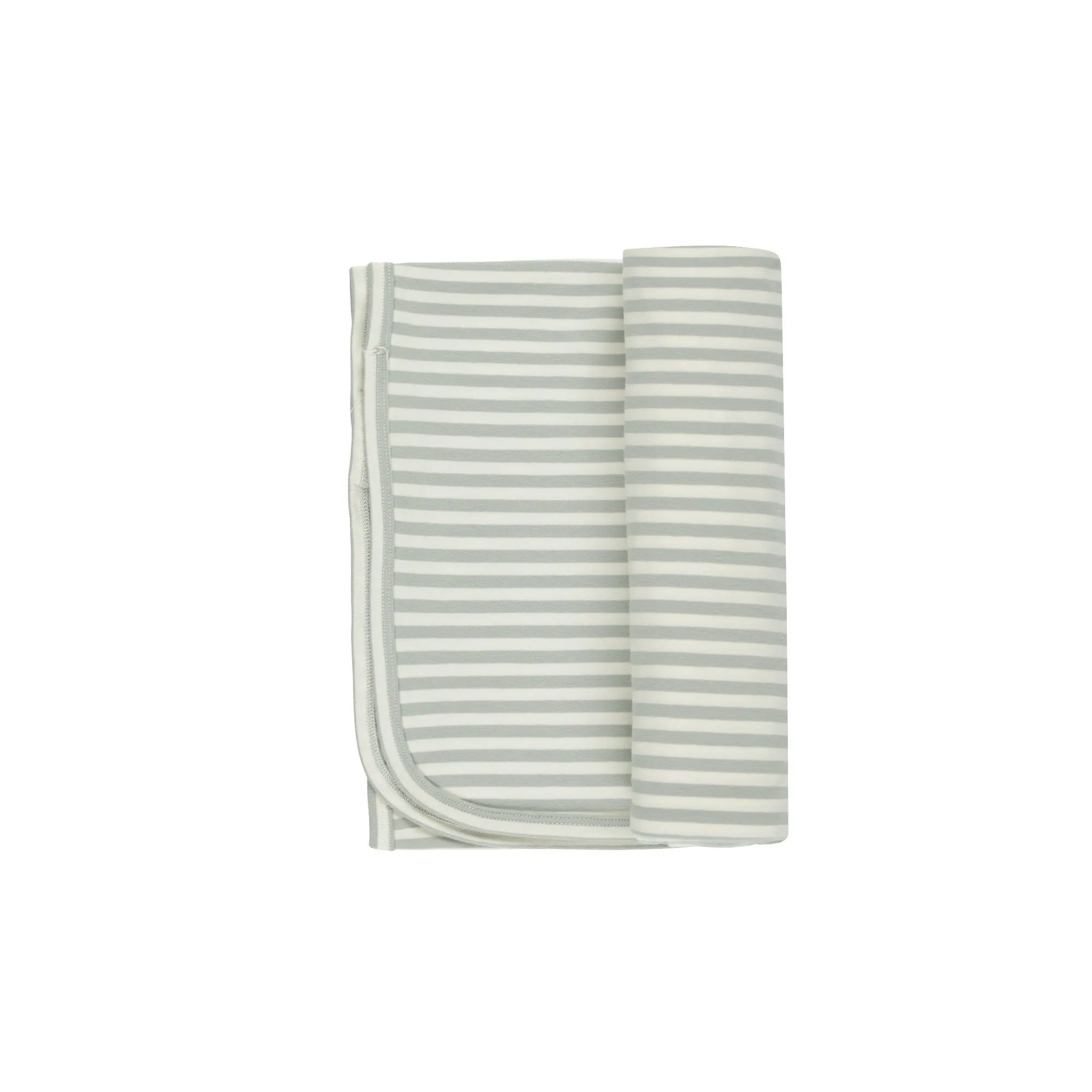 Quincy Mae Swaddle - Sage Stripe